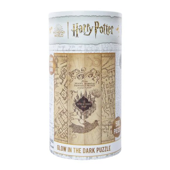 Wizarding World Of Harry Potter Other - Harry Potter™ Glow In The Dark Jigsaw Puzzle 500 Piece - Marauder's Map